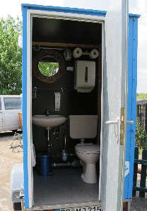 Damen und Herrentoilette