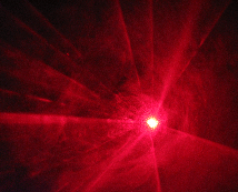 Laser Rot Mitte Ansicht