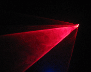 Laser Rot Seitenansicht